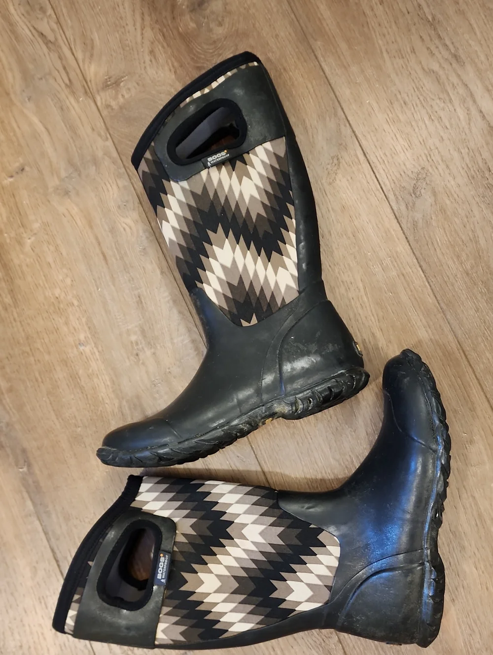 BOGS North Hampton Native Rain Boot Waterproof Neo-Tech Lite Women's size 7